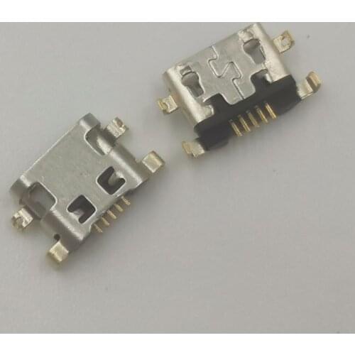 50Pcs USB Charger Charging Port Plug Dock Connector For Alcatel One Touch Idol Mini 6012 A5 5085 OT 5015 Pop 4 Plus 3 5056 Jack