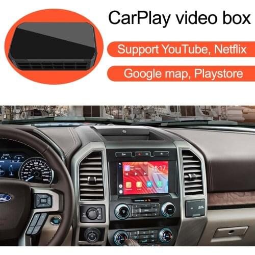 Wireless CarPlay Ai Box Supports YouTube Netflix Video BT GPS Navigation, for Ford Mustang Focus Taurus Chevrolet with CarPlay