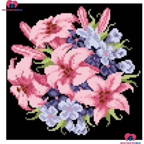 Diy beads embroidery flower beadwork home decor crafts beads cross stitch accessories Gifts pearl embroidery Partial embroidery