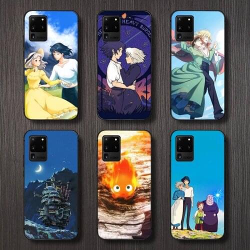 Howls Howls Moving Castle anime Phone Case For Samsung galaxy A S note 10 7 8 9 20 30 31 40 50 51 70 71 21 s ultra plus