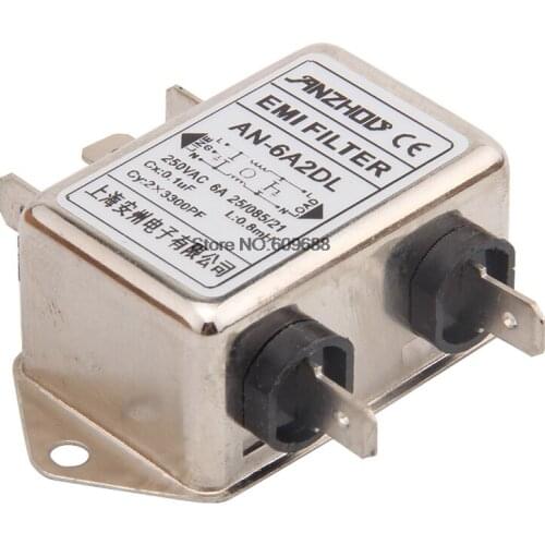 EMI Power Filter 3A 6A 10A Plug-in Power Filter AN-10A2DL AN-6A2DL AN-3A2DL