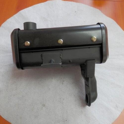 L100 EXHAUST MUFFLER FOR YANMAR L90 & MORE 9HP 10HP DIESEL TILLER MUFFER W/ SHIELD & MANIFOLD PIPE ASSEMBLY