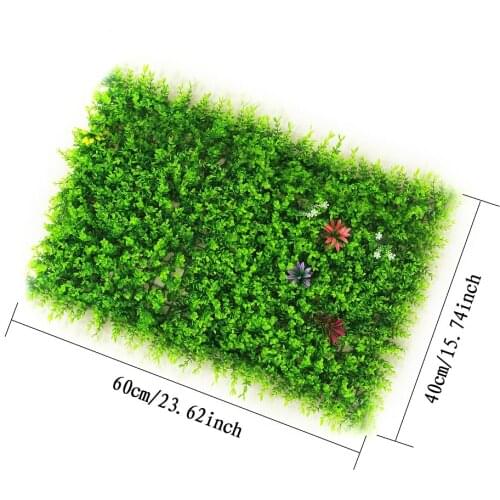 40*60Cm Plant Wall Green Artificial Grass Turf Synthetic Grass For Garden Home For Country House Decoration Diy