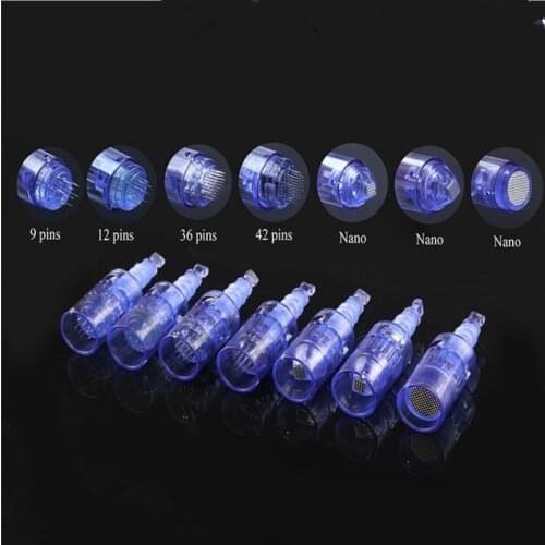 Derma Needle Cartridges For Derma A6 Machine Nano 12pin/36pin Microneedling Pen Replacement Head Derma BBglow Machine Tattoo Tip