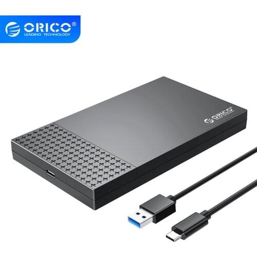 ORICO SSD Case Type-C USB3.1 to SATA3.0 2.5" USB 3.1 Gen1 SSD HDD Enclosure 5Gbps 4TB HDD Enclosure Box Support UASP Auto Sleep