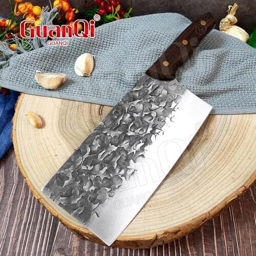 Handmade Forged 5cr15mov Steel Kitchen Cleaver Knife Full Tang Professional Butcher Knife Chopping Cleaver Chef Cooking Tools
