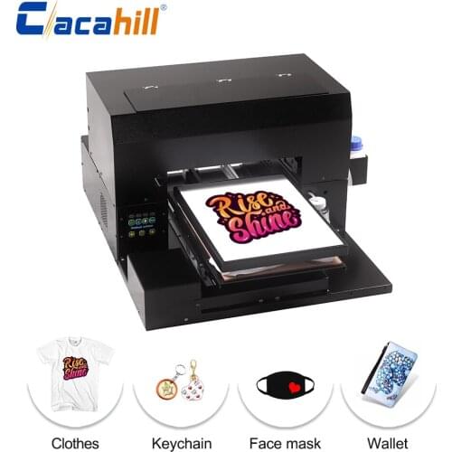 Multifunctional UV Flatbed Printer A3 Large Format LED UV Cooling System for Acrylic/Glass/Plastic/Leather Printing