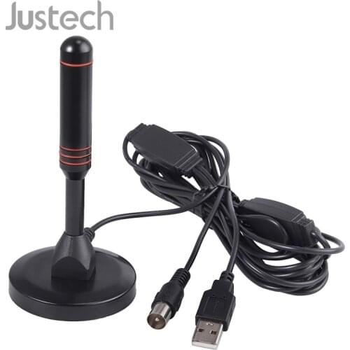 Portable For Car TV Antenna Auto With Signal Amplifier DVB-T Best HD Truck Caravan Digital Freeview Bedroom Kitchen Boat Aerial