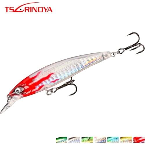 TSURINOYA Floating Minnow Hard Fishing Lure DW11 Tungsten Weight System Hard Plastic Wobblers 85mm 9g Artificial Crank Bait