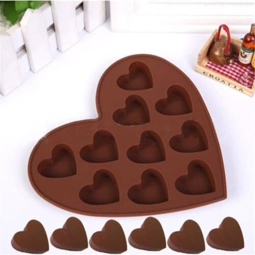 Heart Shape Silicone Cake Mold DIY Chocolate Soap Molds Cake Decorating Form