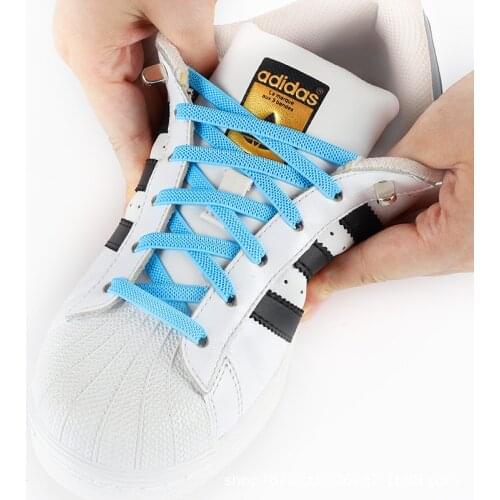 1 Pair No Tie Shoe Laces Adjustable Sneaker Shoelaces Quicky Safety Shoelace Adult Children Lazy Laces Strings Shoes Accessory