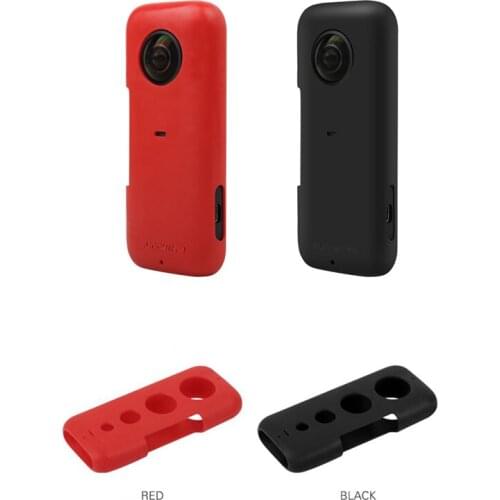 Silicone Skin Case Cover for Insta360 One X Action Camera Shockproof Anti-Scratch Protective Case Shell For Insta360 One X