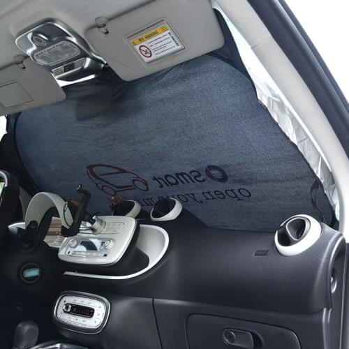 Foldable Sunroof Shade Sunshade Heat Isolate For Smart Forfour Fortwo 453 451 450 Windshield Awning Car Cover Auto Parts