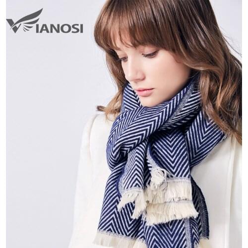 [VIANOSI] 2020 Winter Women Scarf Thick Shawls and Wraps Lady long Stoles Cashmere Scarves Pashmina Female Foulard