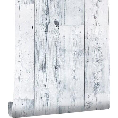 Waterproof Self Adhesive Wallpaper Vinyl Contact Paper Wood Wallpaper For Bedroom Wardrobe Sticker Furniture Home Improvement