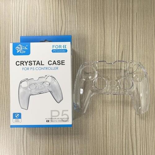 Hard Crystal Controller Protective Case For PS-5 Gamepad Controle Game Accessories