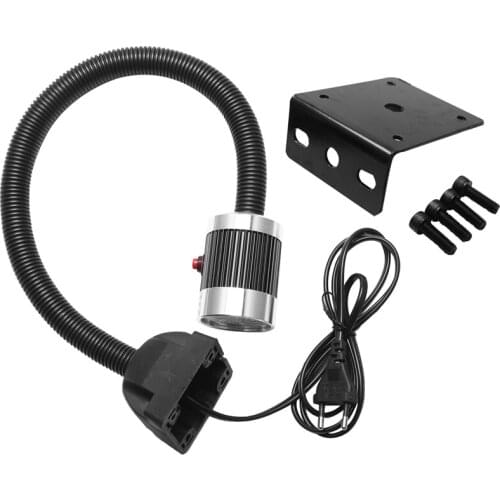 220V 9W Led Machine Work Lamp 50Cm Gooseneck Industrial Cnc Machine Lathe Tool Light Milling Machine Work Light Eu Plug