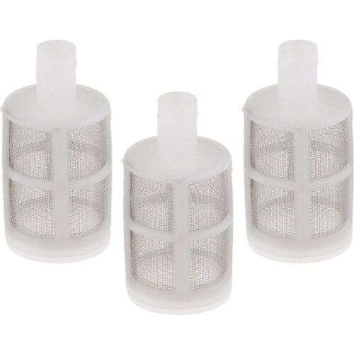 3Pcs 10mm Stainless Steel Mesh Net Spray Car Washer Water Pump Screen Filters