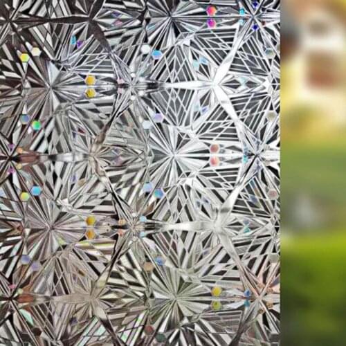 3D window film toning heat transfer vinyl glass film Stained window sticker Static Cling Frosted Self-Adhesive furniture film