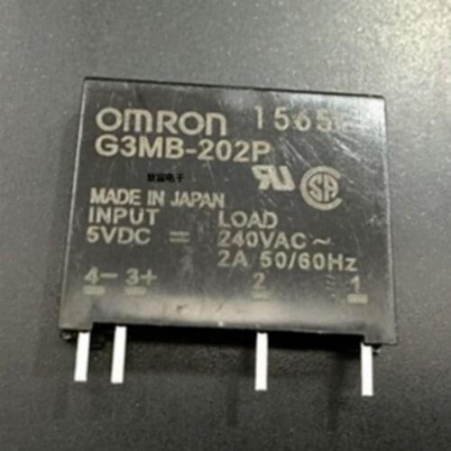 50pcs/lot G3MB-202P-DC5V G3MB-202P DC5V DC-AC PCB SSR In 5VDC,Out 240V AC 2A MODULE new
