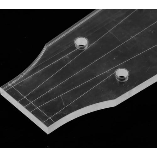 Acrylic Ukulele Neck Head Template DIY Maker Hawaii Guitar Replacement Parts
