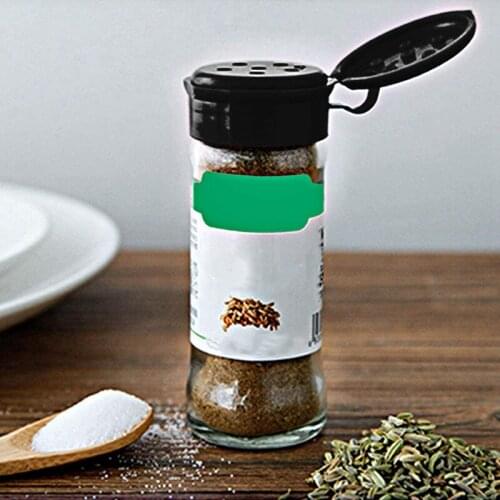 30Pcs Spice Jar Containers Salt Pepper Seasoning Jar Perfect with Sifter Lid Caps for Storing Spice Herbs and Powders