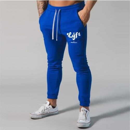 Casual Pants Men Joggers Sweatpants Training Trousers Male Gyms Fitness Workout Cotton Track Pants Running Sports Clothing