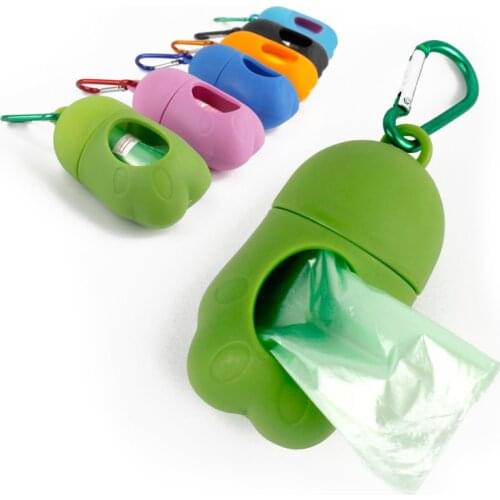 Pet Dog Toy Dispenser Poop Bag Set Garbage Bags Carrier Holder Animal Waste Picker Cleaning Tools for Outdoor Pet Supplies