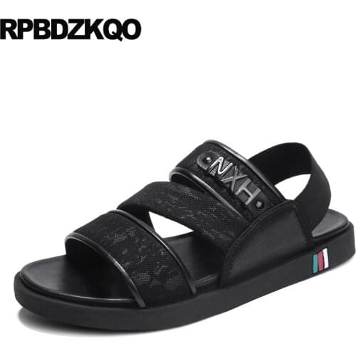 Elastic roman metal black native sandals sneakers breathable summer high quality gladiator sport plus size mens mesh shoes 47 46