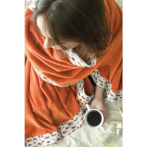 Frescoliva Fleece Blankets On The Sofa