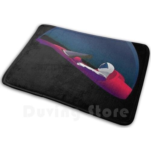 Space X Rocket Launched Mat Rug Carpet Anti-Slip Floor Mats Bedroom Space Spacex Rocket Fusée Elon Musk Crew Dragon Tesla