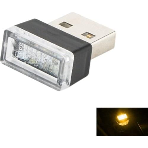 Mini Lamp Bulb Accessories Led USB Car Interior Neon Atmosphere Ambient Light