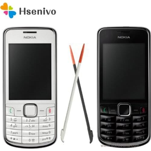 Nokia 3208c Refurbished-Original Unlocked Nokia 3208 3208c 2.4'inch 2MP Camera Bluetooth FM Mobile Phone Free shipping