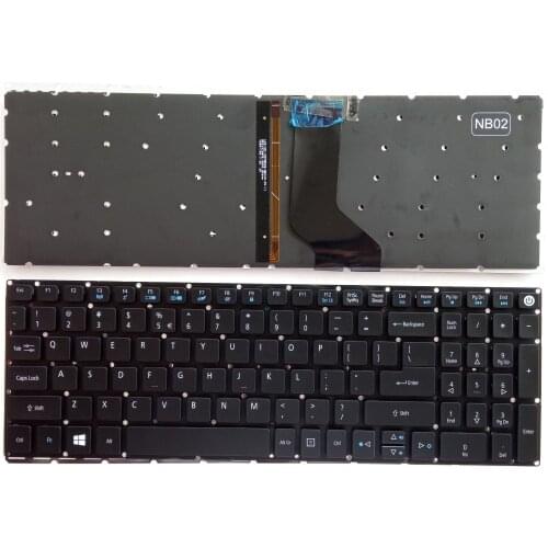 NEW US keyboard for Acer Aspire E5-573 E5-573T E5-573TG E5-573G E5-722 US laptop keyboard with backlight