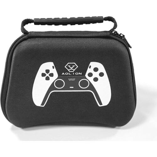 Portable EVA Hard Shell Carrying Case for PS5 Controller Waterproof Handbag Shockproof Storage Bag for PS5 Dualsense Gamepad