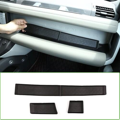 For Land Rover Defender 110 2020-2022 TPE Rubber Car Console Dashboard Storage Box Anti-Skid Pad Car Accessories
