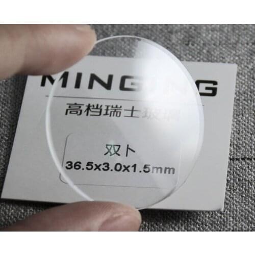 High Quality!1.0mm Thick Double Dome Concave Mineral Round Glass Select Size from 20mm to 40mm