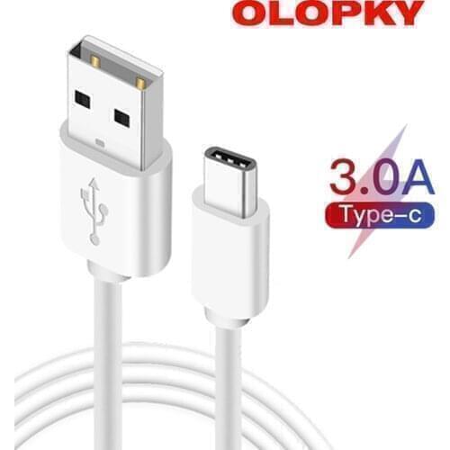 Type-C USB Charger for Redmi 8t 8 K20 Pro Note 8 Pro USBC 3M/2M/1M Charging Cable for Samsung S10 A9S A9 Star