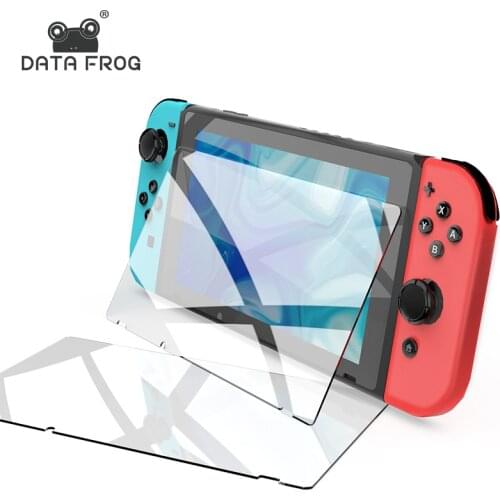 DATA FROG 9H Tempered Glass Screen Protector For Nintendo Switch Protective Film Cover For Nintendo Switch Lite NS Accessories