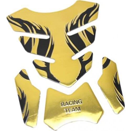 2X Waterproof Motorcycle Gas Tank Gel Protector Pad for Suzuki for Kawasaki Gold