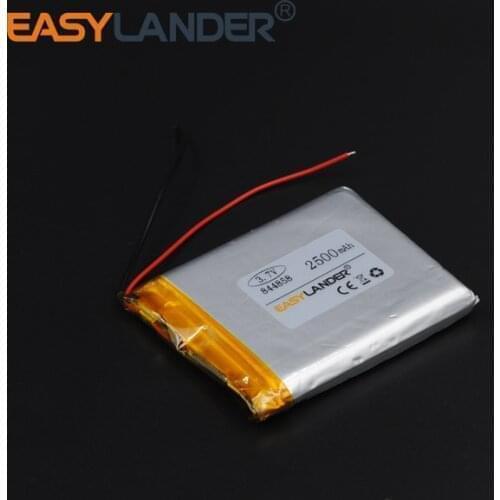 8.4x48x58mm 3.7V 2500mAh Rechargeable li-Polymer Li-ion Battery For bluetooth headset GPS PSP PDA MP3 MP4 Android Phone 844858