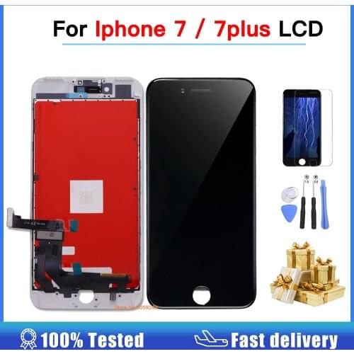 AAA+++ Quality LCD For Iphone 7 plus 7p Screen display 3D Touch Panel Digitizer Assembly LCD Screen FOR IPHONE 6 6S SE LCD +gift