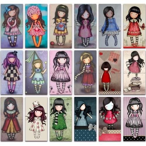 New Diamond painting Cartoon girl child doll princess 5D DIY Full Square Drill embroidery Cross stitch Round mosaic Drawing GG17
