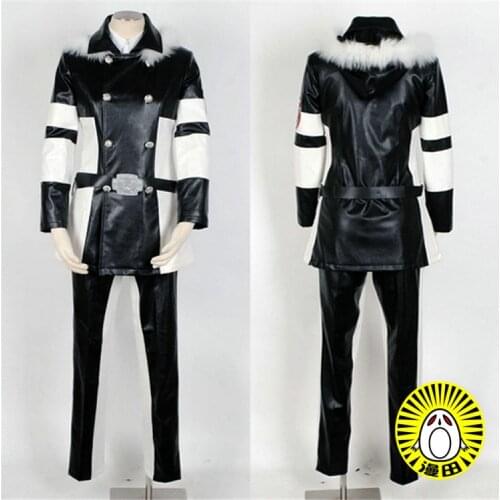 Free shipping Cartoon Anime HITMAN REBORN Cosplay Superbia Squalo Cos Woman Man Halloween Party Cosplay Costume