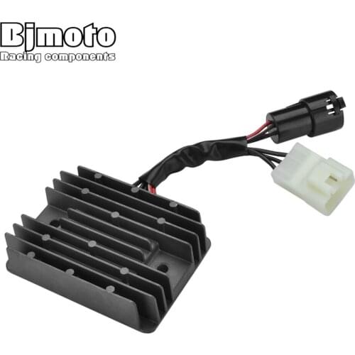 BJMOTO Motorcycle Metal Voltage Regulator Rectifier Motorbike For Suzuki AN400 BURGMAN 400 SKYWAVE 400 2007-2011