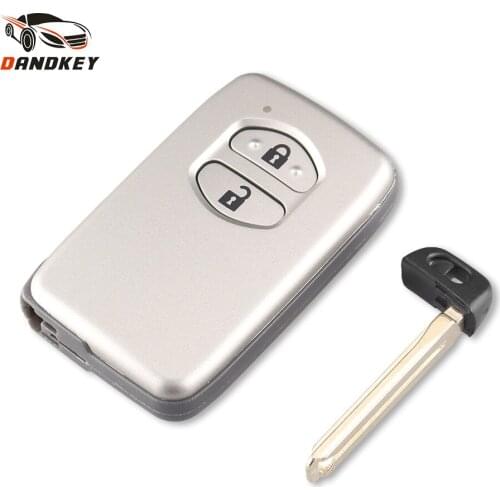 DANDKEY Smart Remote Key Shell Case Fob 2/3/4 Buttons For Toyota Avalon Camry Highlander RAV4 2007-2011 Fob Replacement