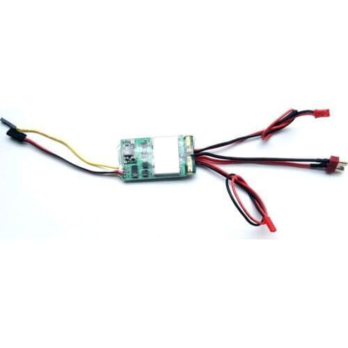 Bidirectional Speed Controller for RC DIY Tanks Fits for 540 550 775 Motor 2S-6S 20Ax2 Brushed ESC Dual-way Accessories
