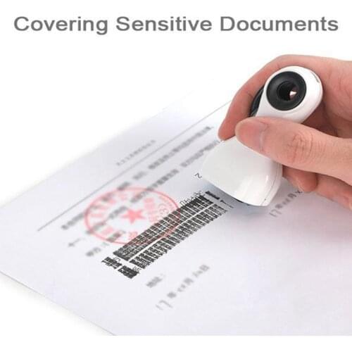 Seal Roller Theft Protection Code Guard Your ID 2 In 1 Identity Prevention Stamp Package Private Information Confidential Stamp