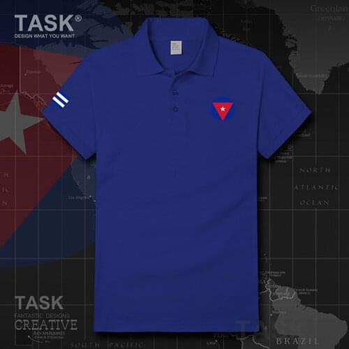Air Force Cuba Cuban CUB CU t shirt clothes Short sleeve Polo shirts Mens cotton casual Sports jerseys Solid Slim Fit POLO Tees