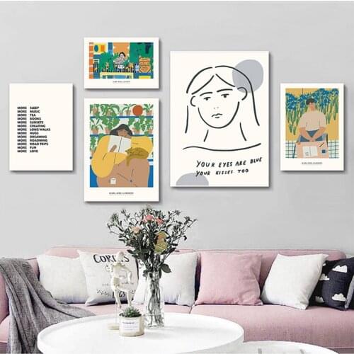 Painting Wall Art Home Decor The Unique Renaissance Style of Retro Fashion Characters Posters and Prints